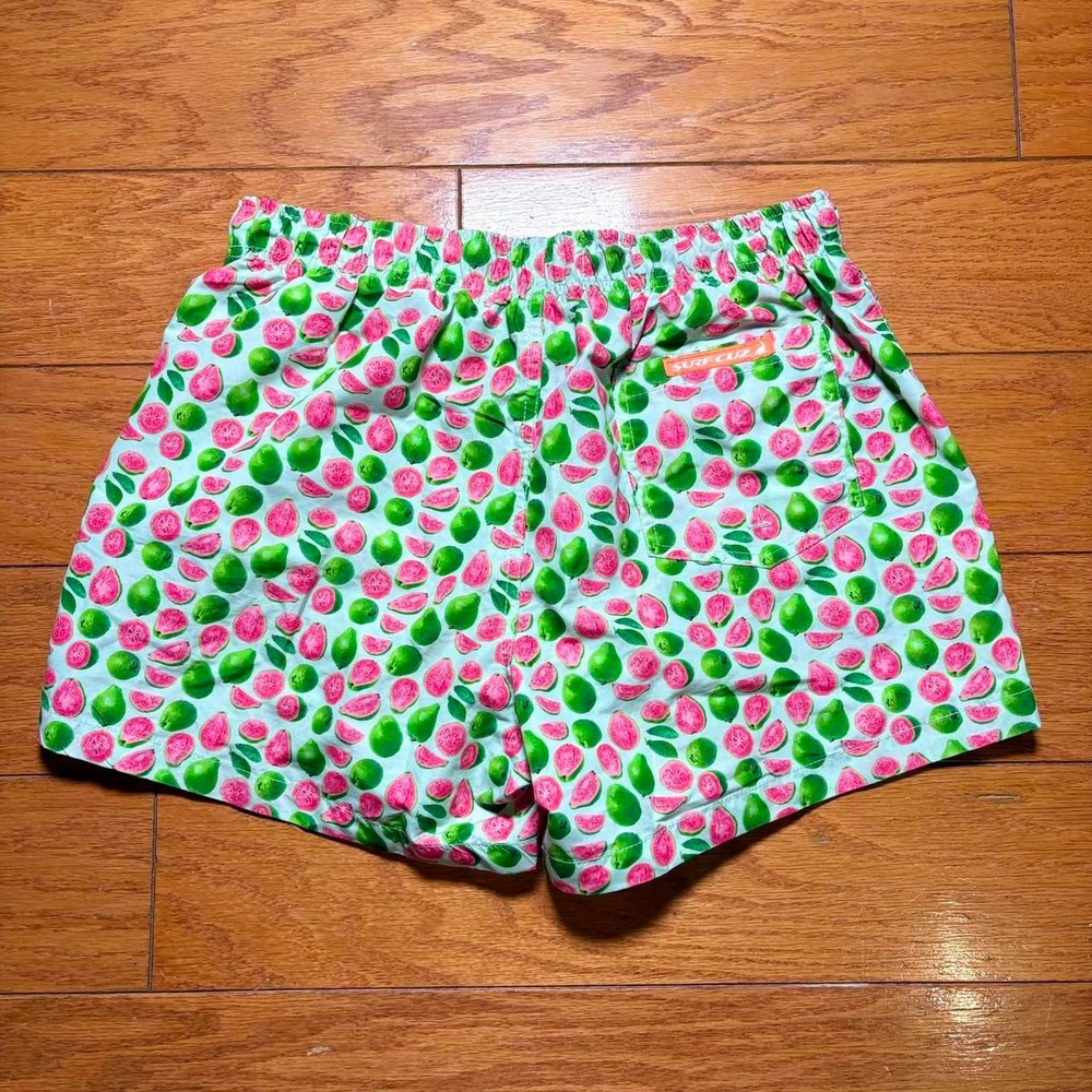 Surfcuz swimtrunks size medium Guava fruit all over print - Picture 2 of 7